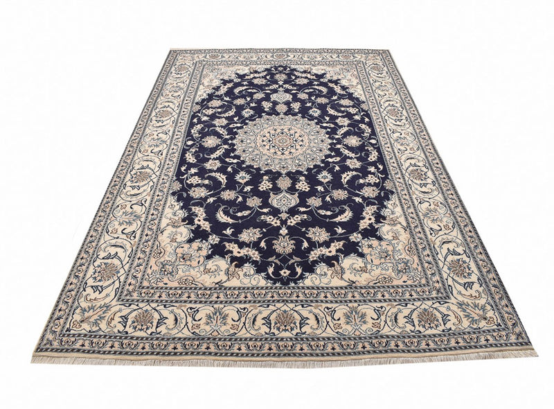 Tappeto Persero - Nain - 295 x 195 cm - blu scuro
