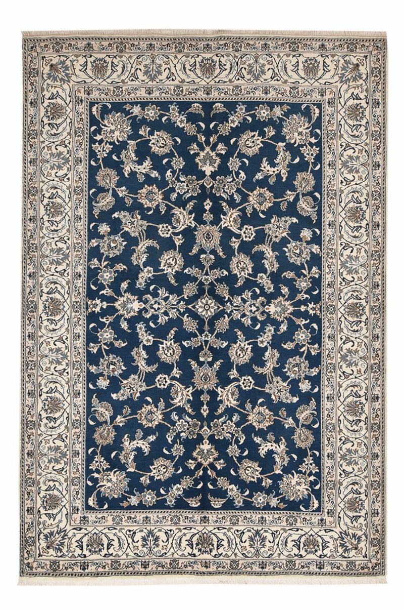 Tappeto Persero - Nain - 282 x 193 cm - blu petrolio