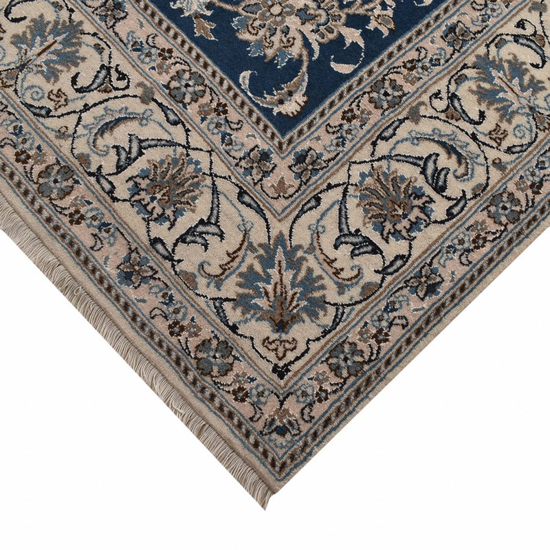 Tappeto Persero - Nain - 282 x 193 cm - blu petrolio