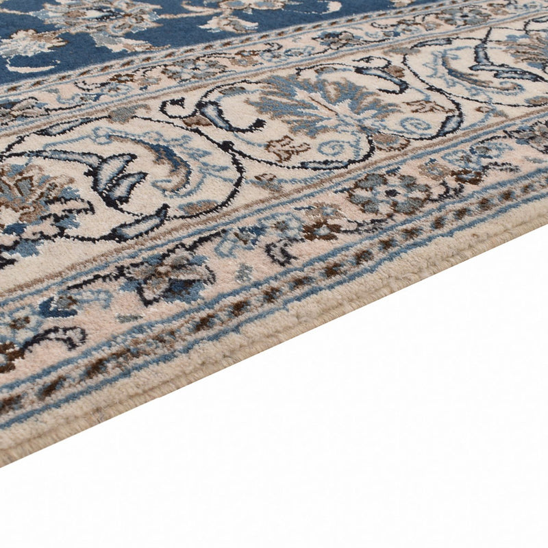 Tappeto Persero - Nain - 282 x 193 cm - blu petrolio