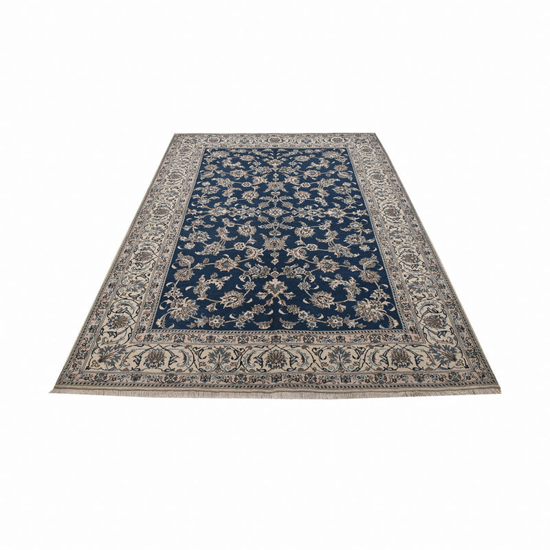 Tappeto Persero - Nain - 282 x 193 cm - blu petrolio