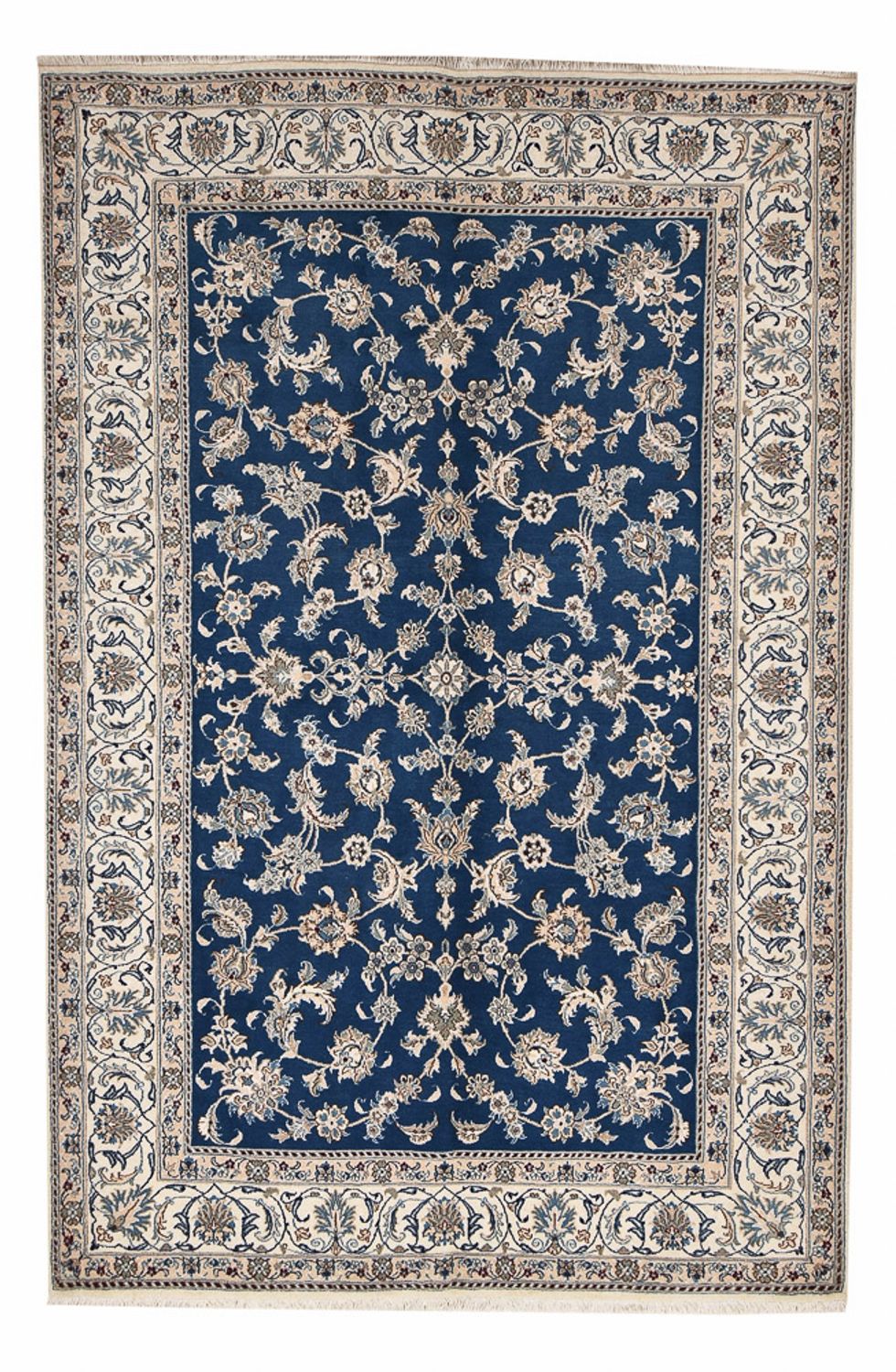 Tappeto Persero - Nain - 300 x 196 cm - blu petrolio