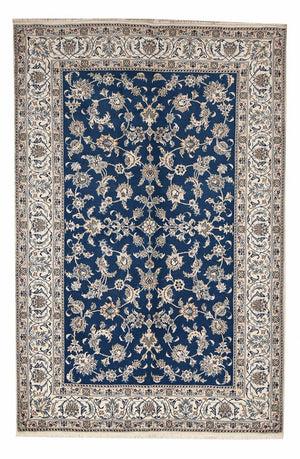 Tappeto Persero - Nain - 300 x 196 cm - blu petrolio