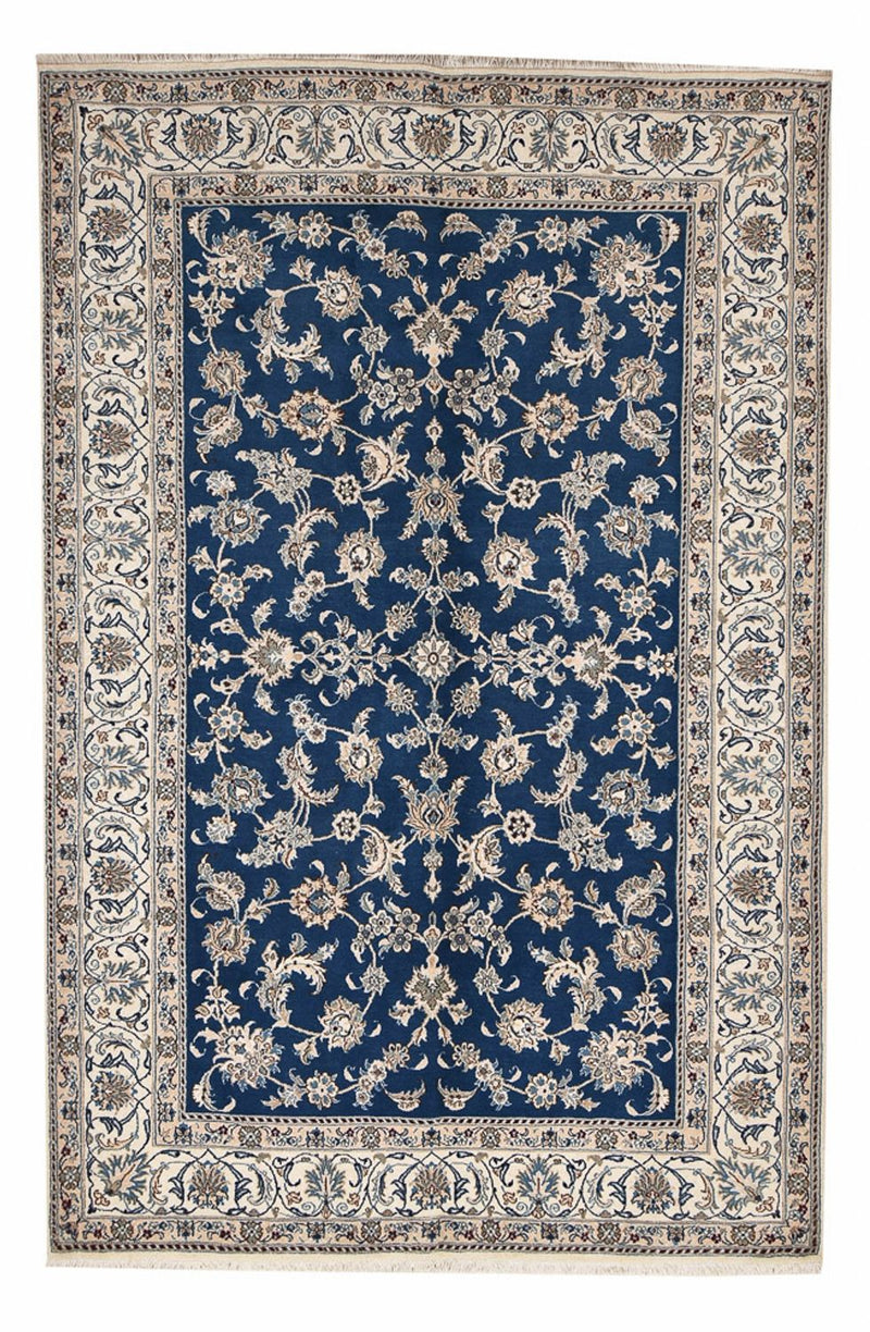 Tappeto Persero - Nain - 300 x 196 cm - blu petrolio