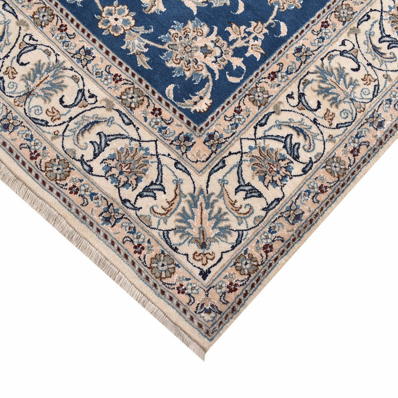 Tappeto Persero - Nain - 300 x 196 cm - blu petrolio