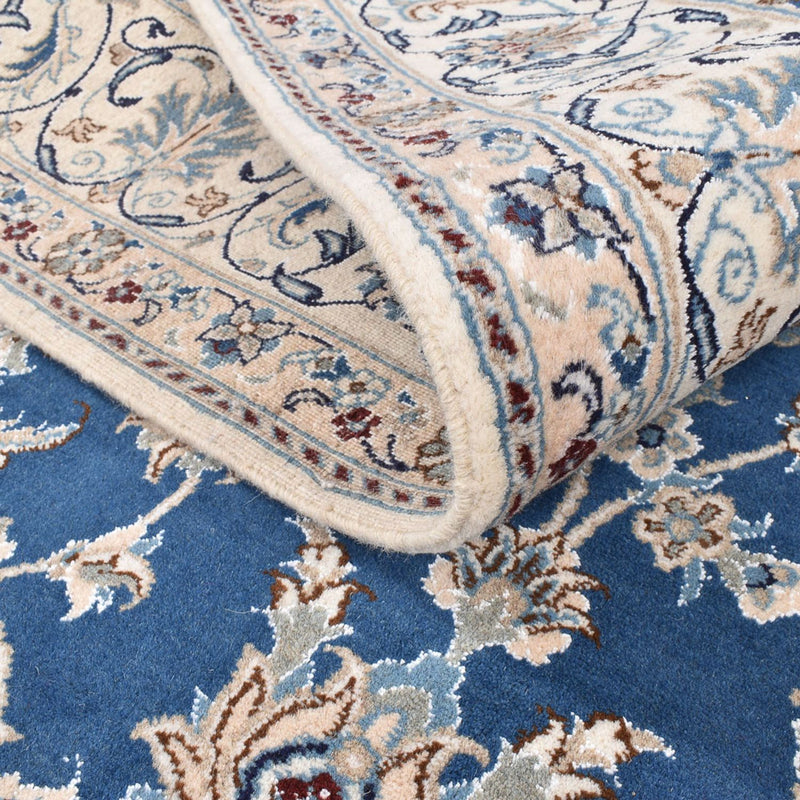 Tappeto Persero - Nain - 300 x 196 cm - blu petrolio