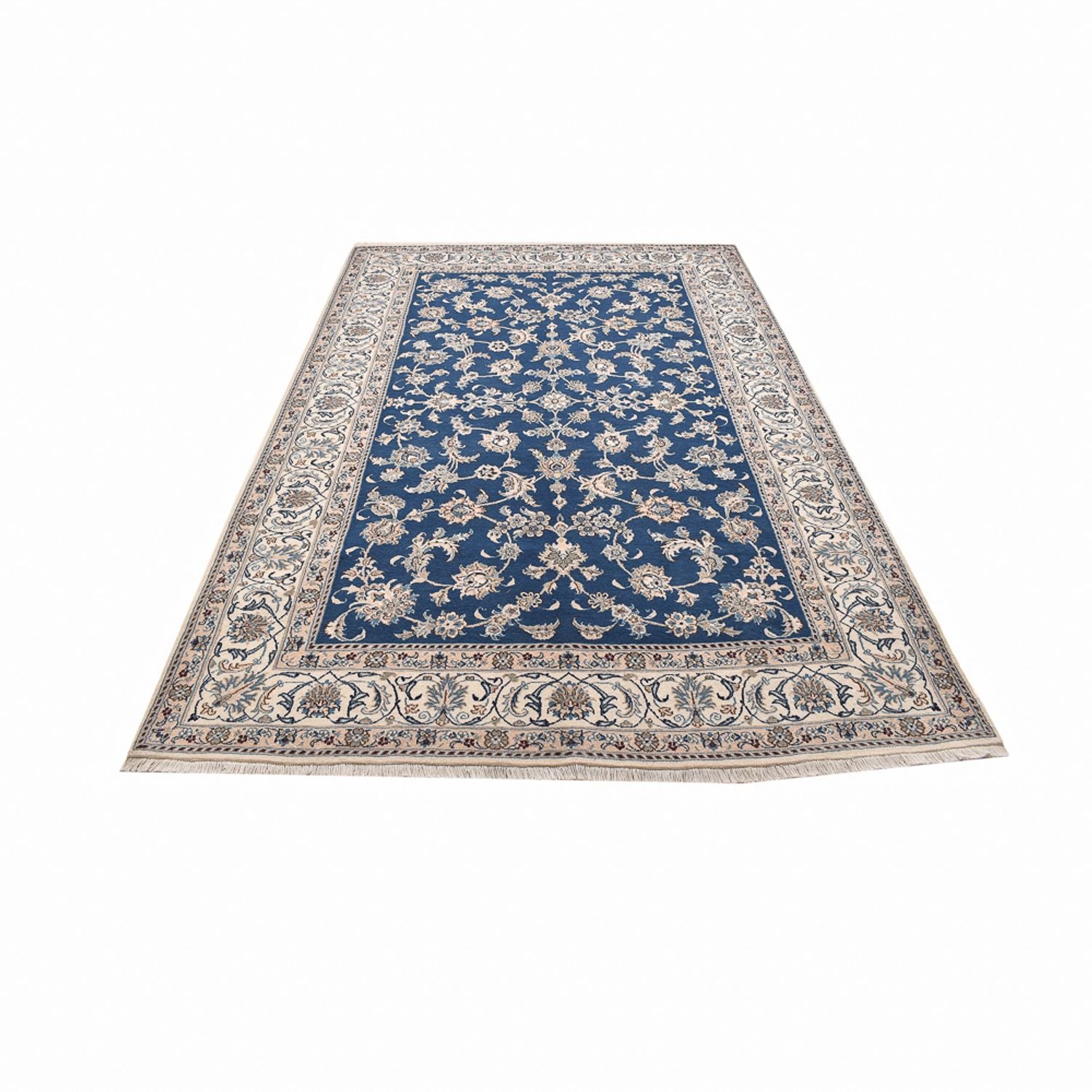 Tappeto Persero - Nain - 300 x 196 cm - blu petrolio