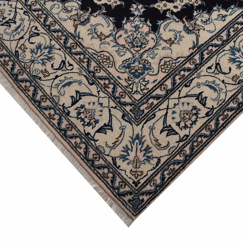 Tappeto Persero - Nain - 298 x 202 cm - blu scuro