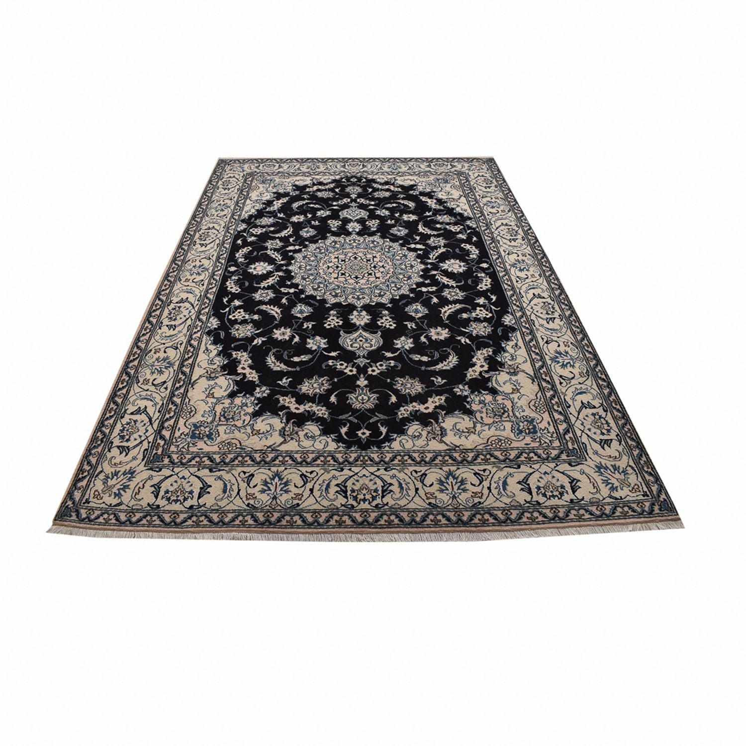 Tappeto Persero - Nain - 298 x 202 cm - blu scuro