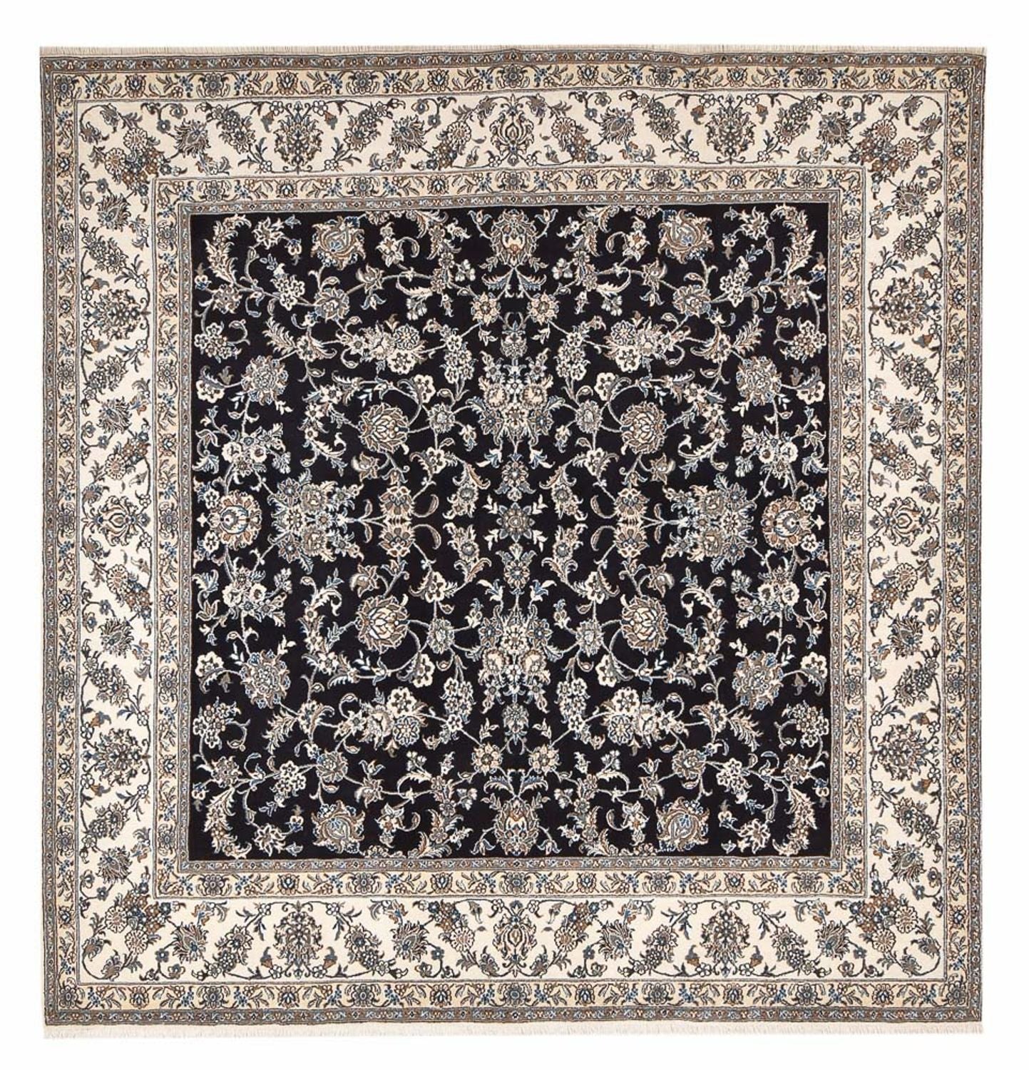 Tappeto Persero - Nain quadrato  - 293 x 281 cm - blu scuro
