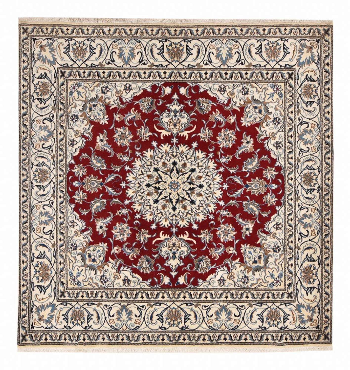 Tappeto Persero - Nain quadrato  - 197 x 195 cm - rosso