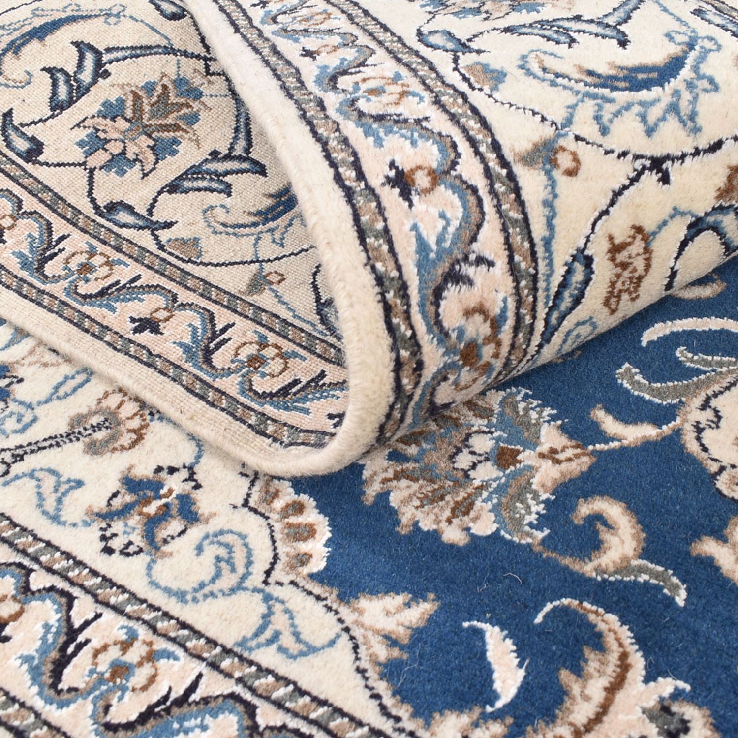 Tappeto Persero - Nain quadrato  - 202 x 195 cm - blu