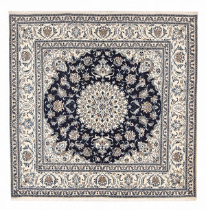 Tappeto Persero - Nain quadrato  - 198 x 195 cm - blu scuro