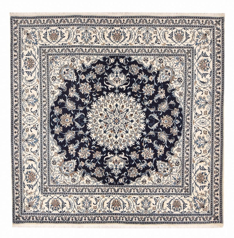 Tappeto Persero - Nain quadrato  - 198 x 195 cm - blu scuro