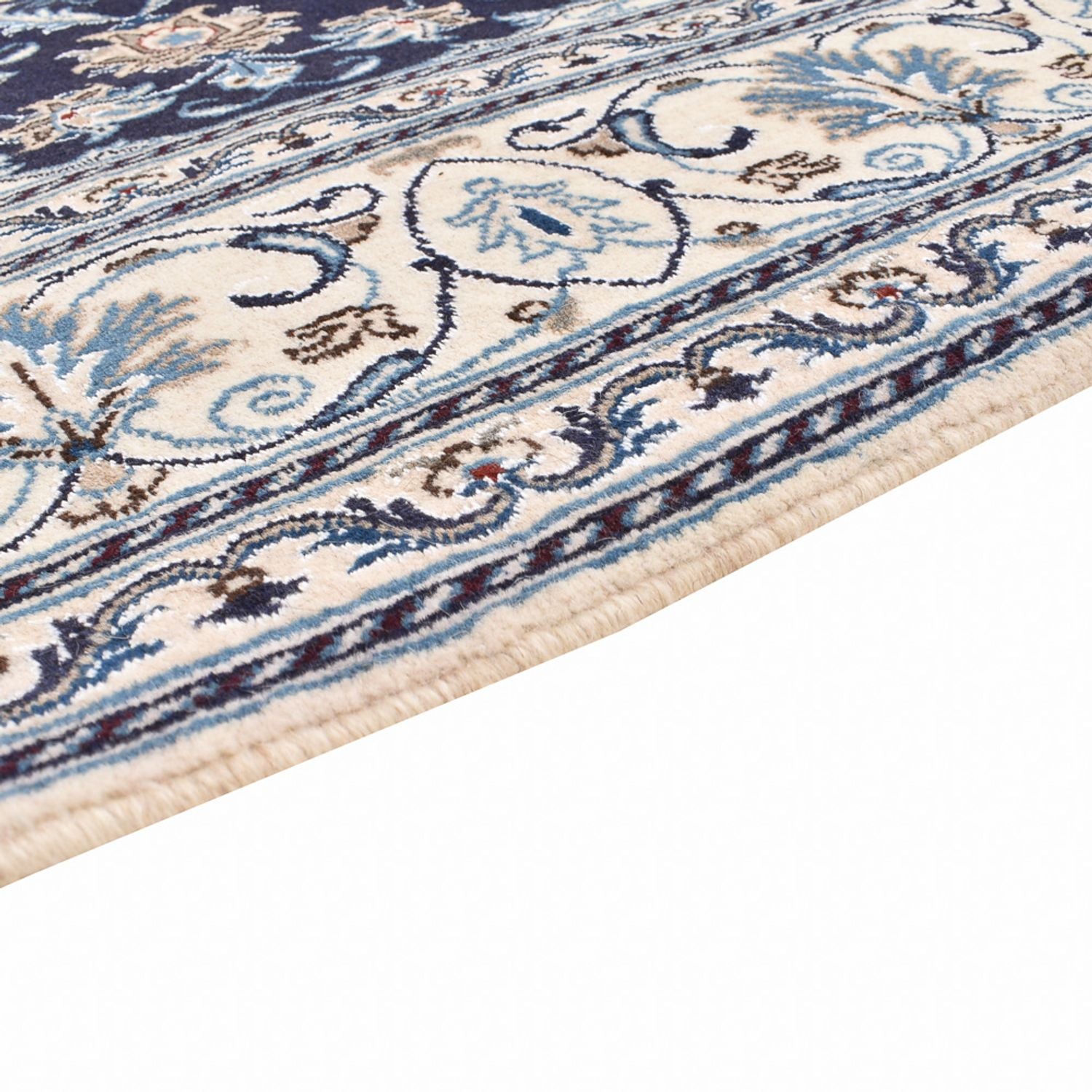 Tappeto Persero - Nain quadrato  - 198 x 195 cm - blu scuro