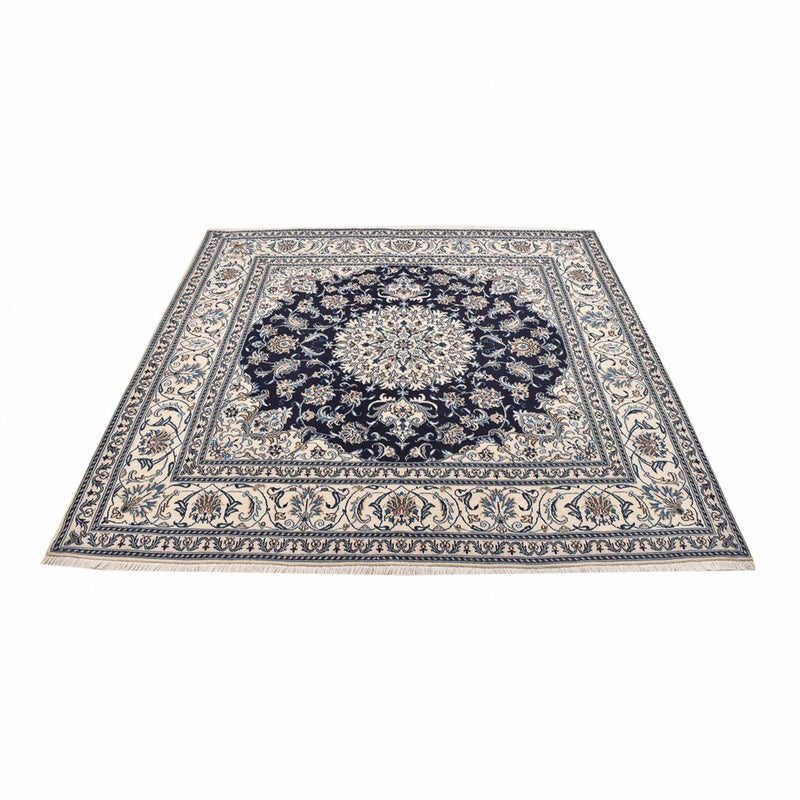 Tappeto Persero - Nain quadrato  - 198 x 195 cm - blu scuro