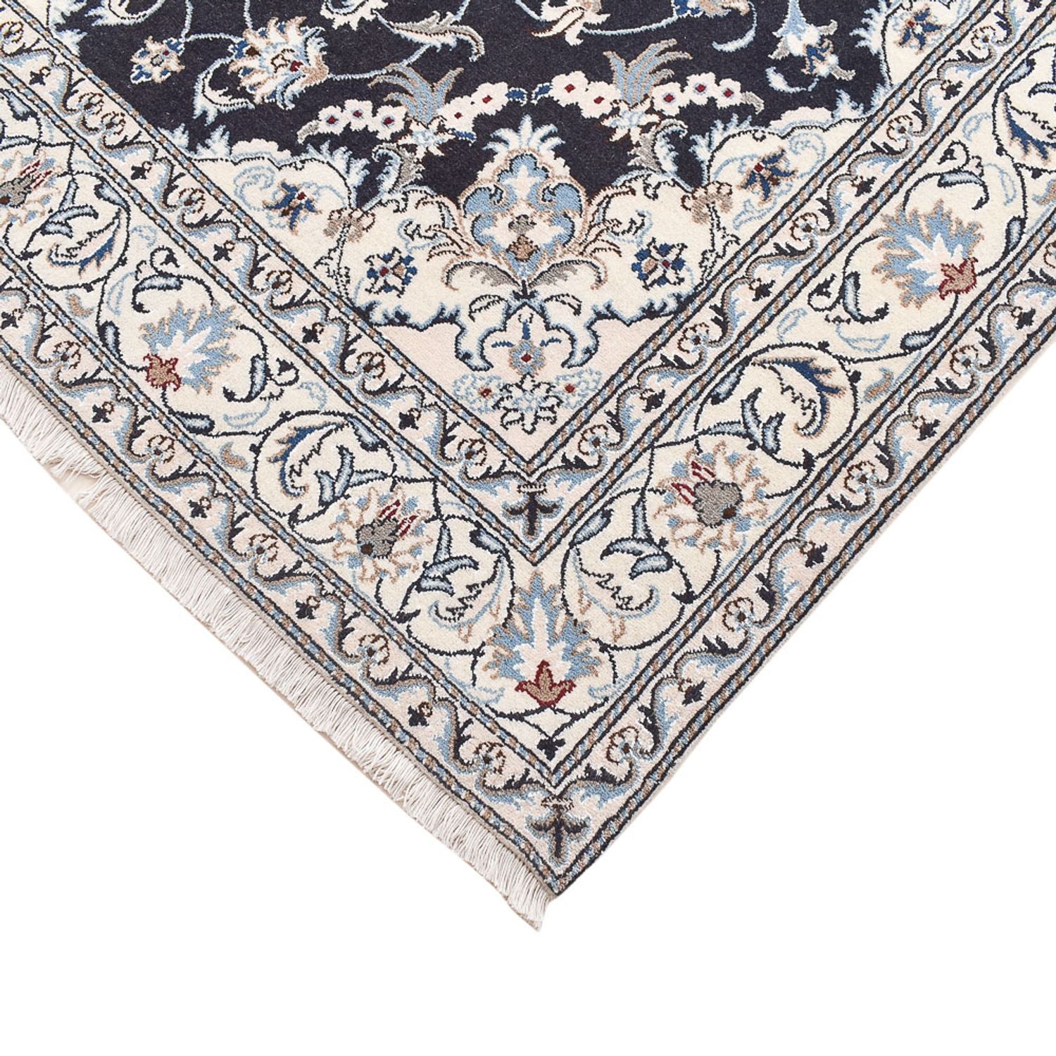 Tappeto Persero - Nain - 242 x 162 cm - blu scuro