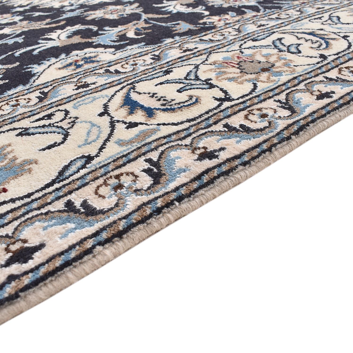Tappeto Persero - Nain - 242 x 162 cm - blu scuro