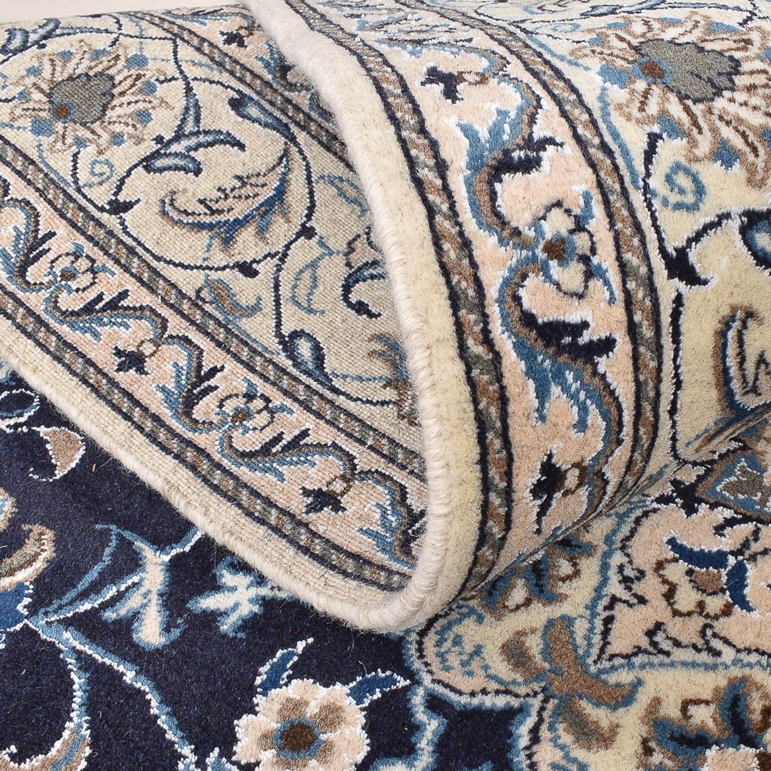 Tappeto Persero - Nain - 239 x 165 cm - blu scuro