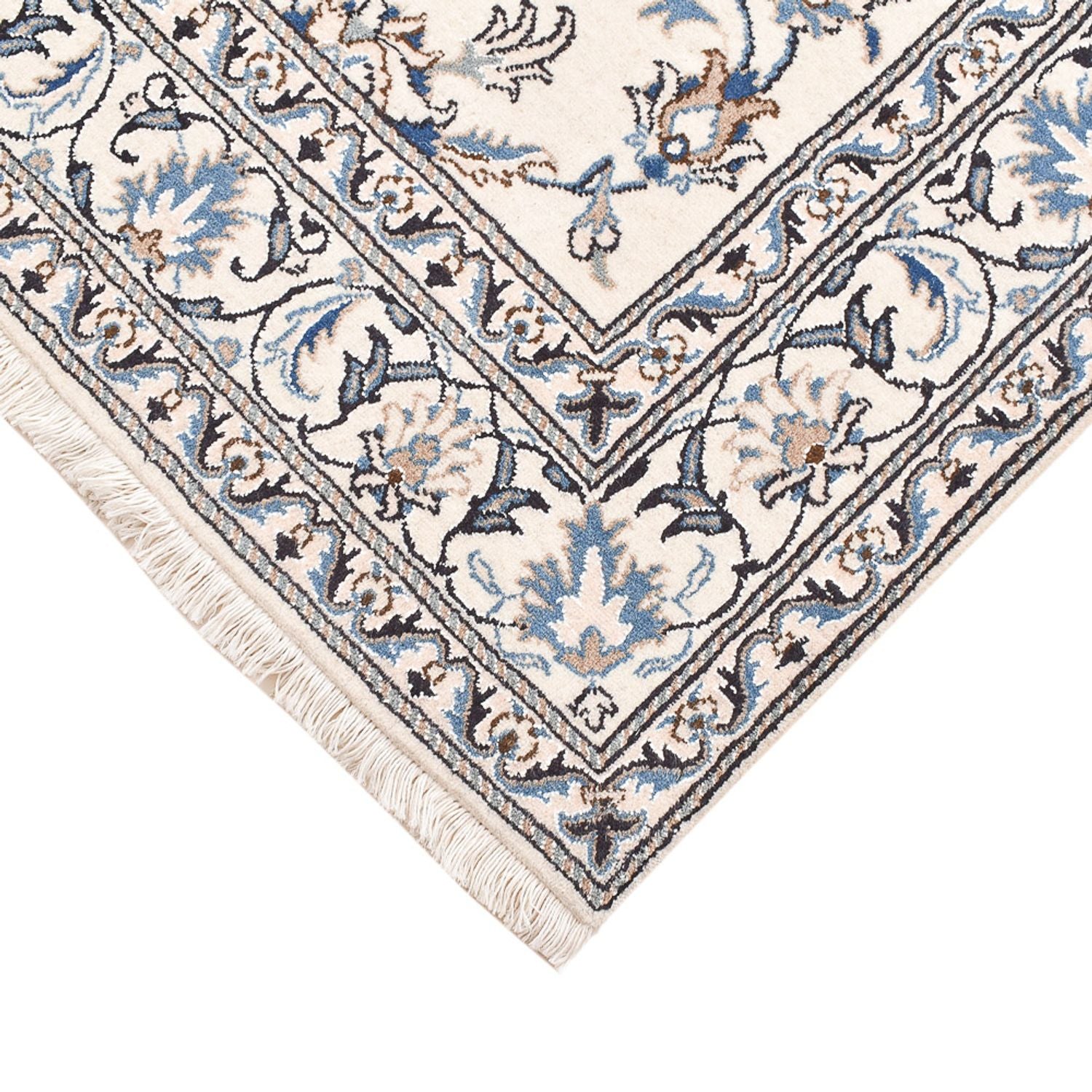 Tappeto Persero - Nain - 203 x 145 cm - grigio chiaro