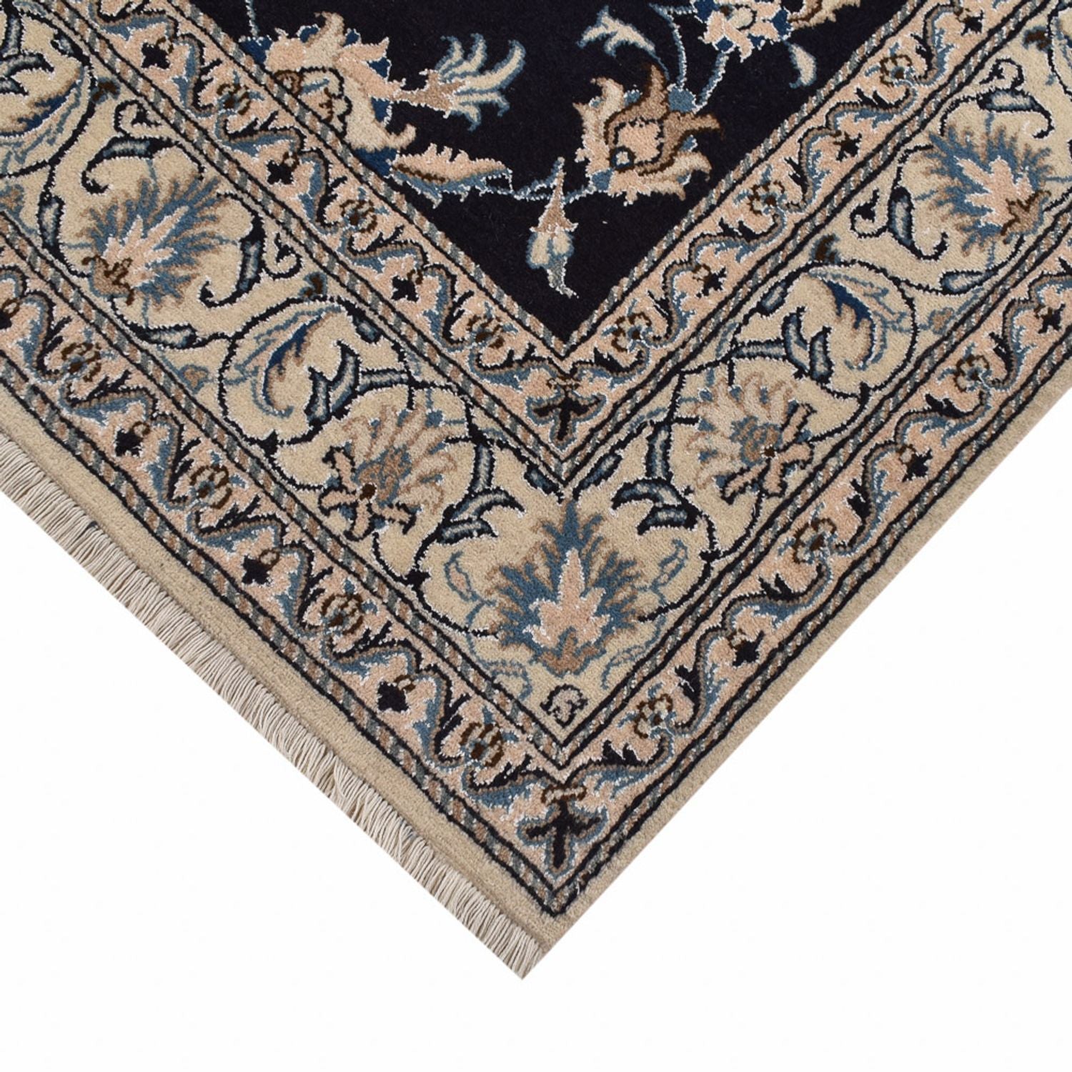 Tappeto Persero - Nain - 200 x 149 cm - blu scuro