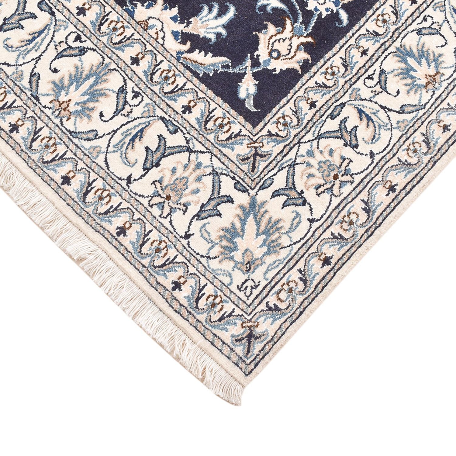 Tappeto Persero - Nain - 207 x 146 cm - blu scuro