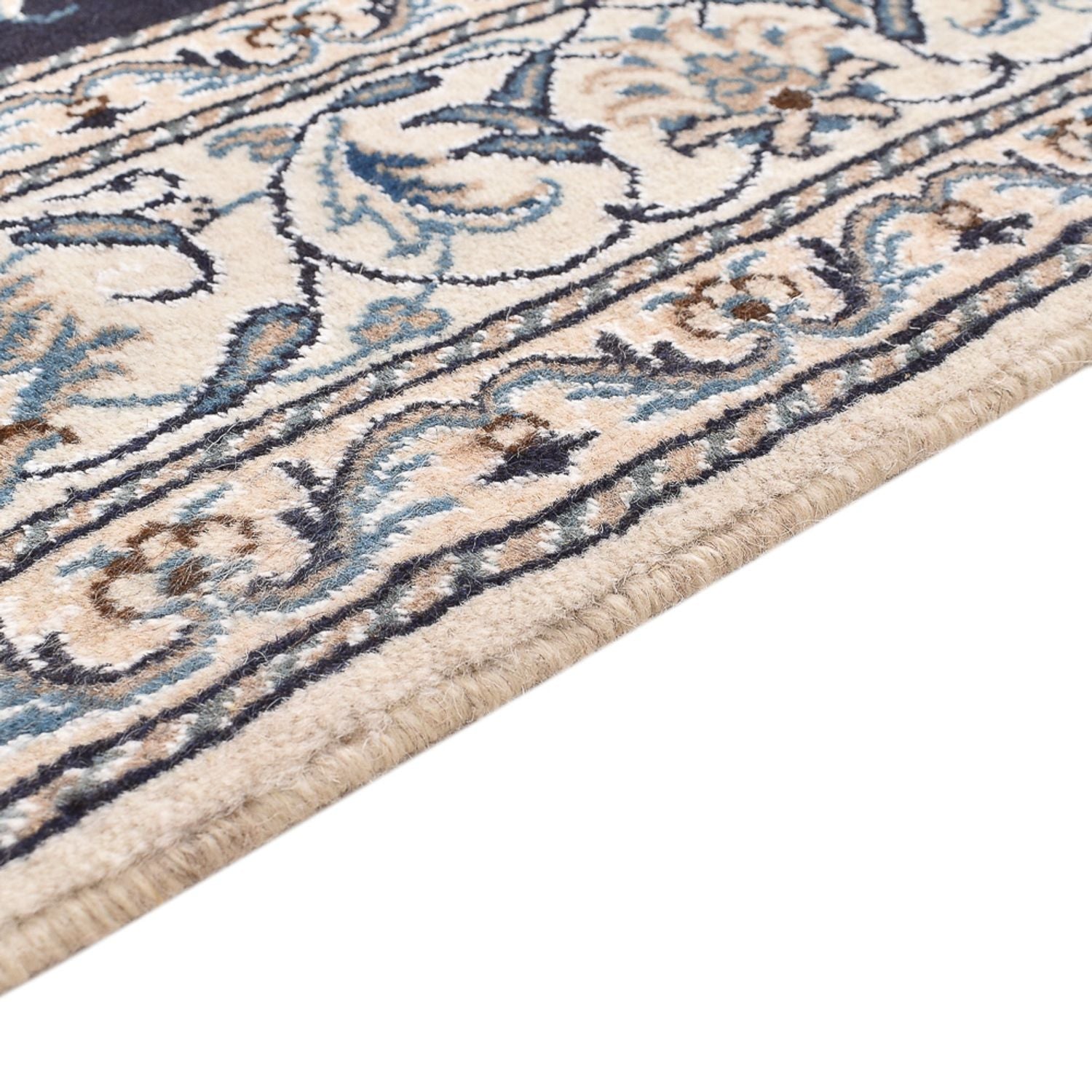 Tappeto Persero - Nain - 207 x 146 cm - blu scuro