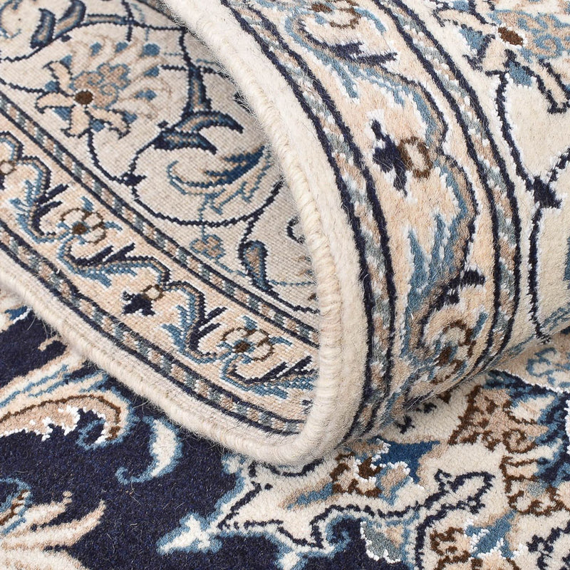 Tappeto Persero - Nain - 207 x 146 cm - blu scuro