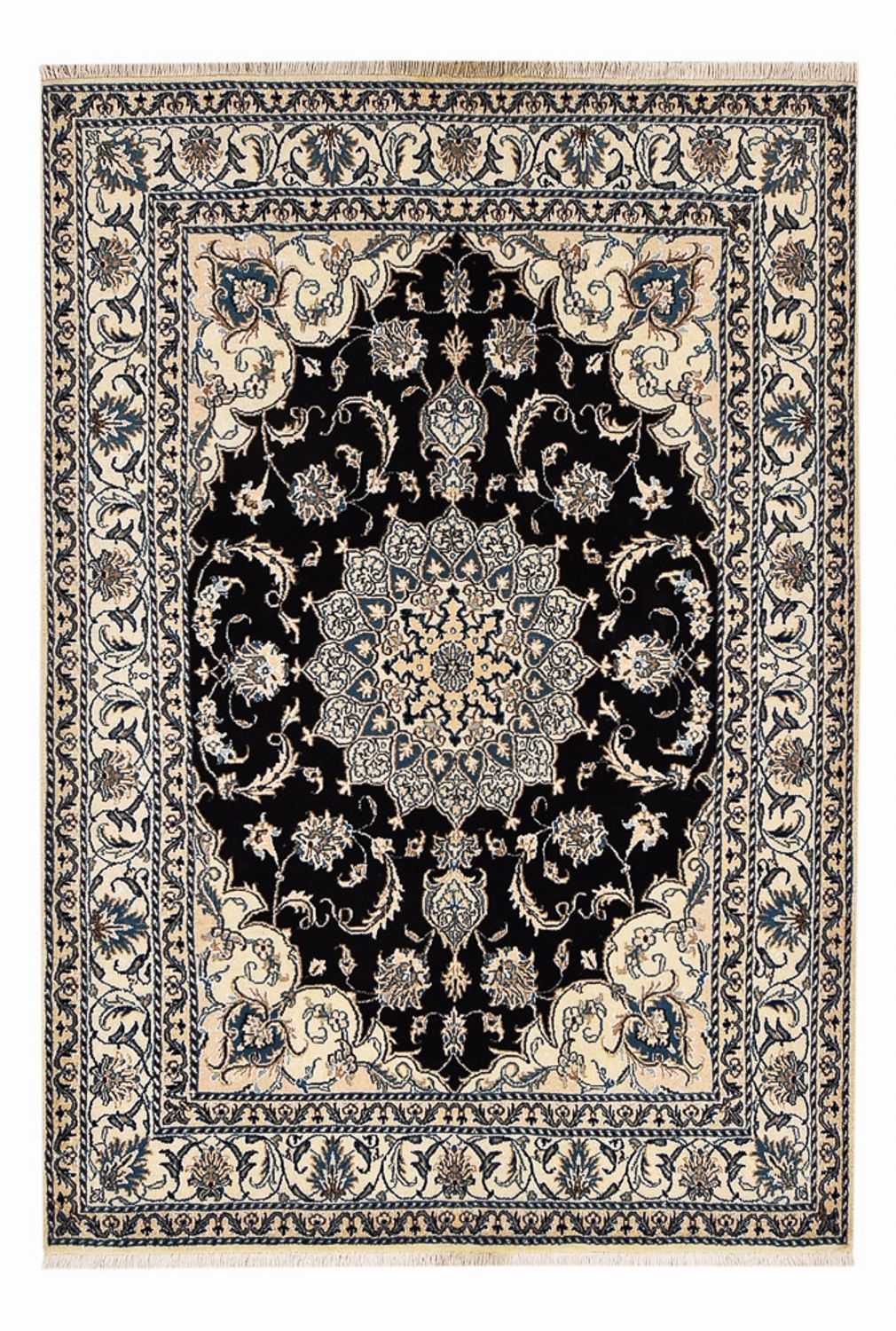 Tappeto Persero - Nain - 210 x 149 cm - blu scuro
