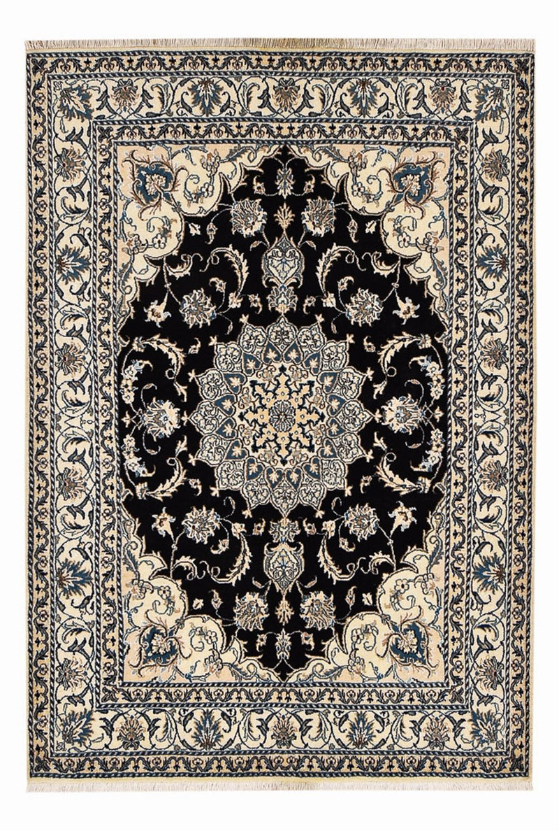 Tappeto Persero - Nain - 210 x 149 cm - blu scuro