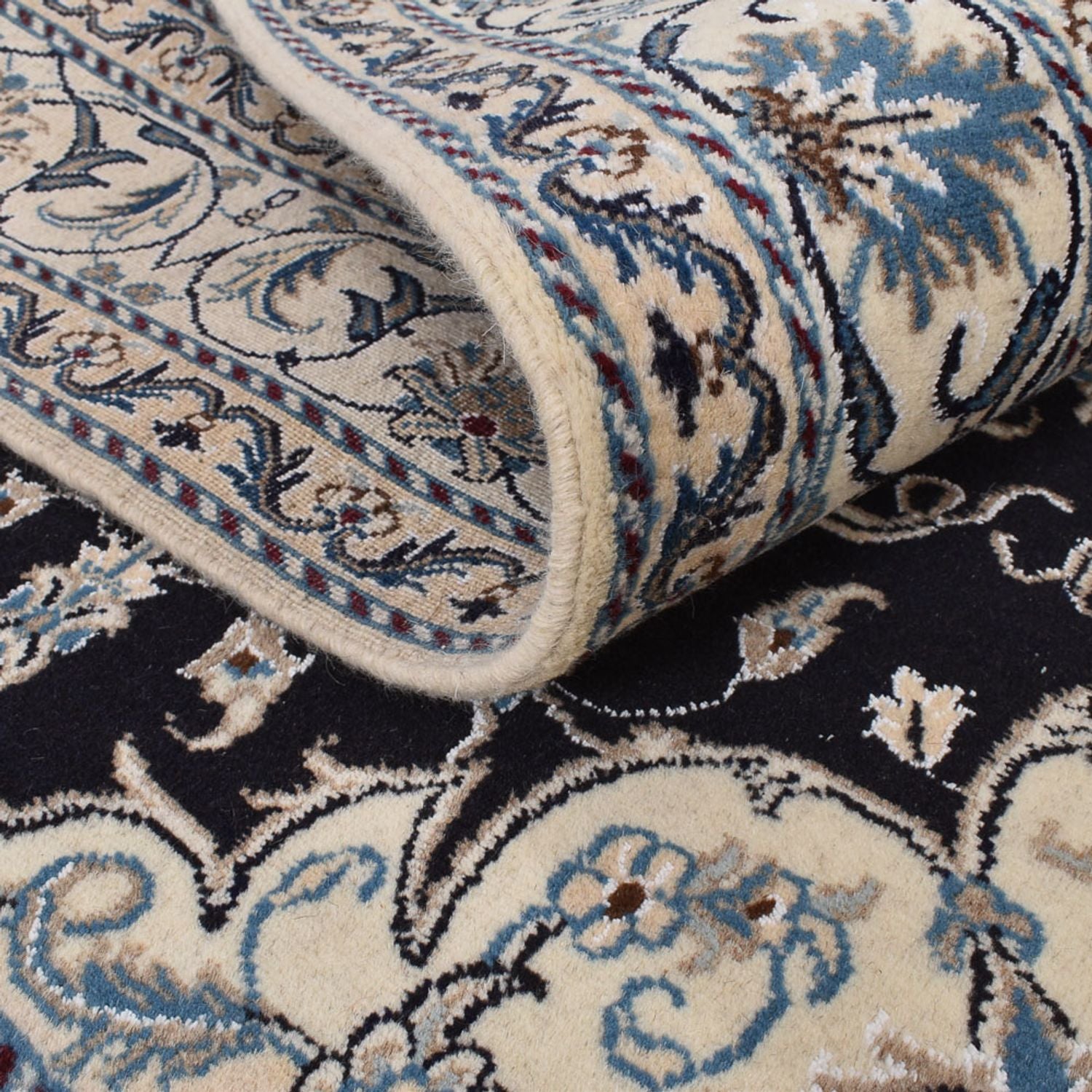Tappeto Persero - Nain - 210 x 149 cm - blu scuro