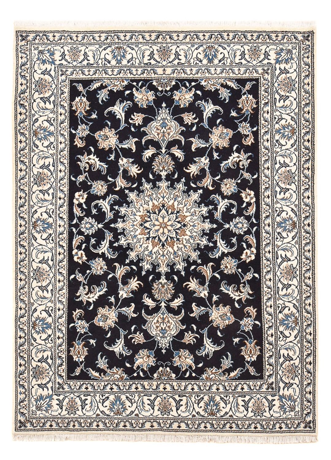 Tappeto Persero - Nain - 195 x 147 cm - blu scuro