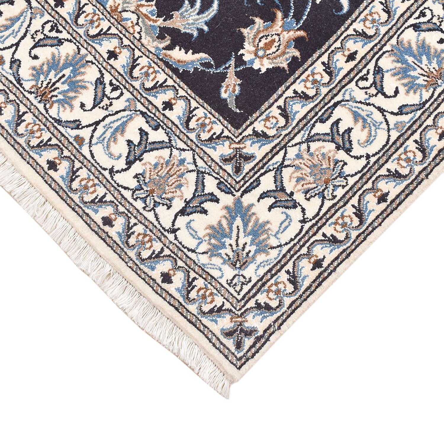Tappeto Persero - Nain - 195 x 147 cm - blu scuro