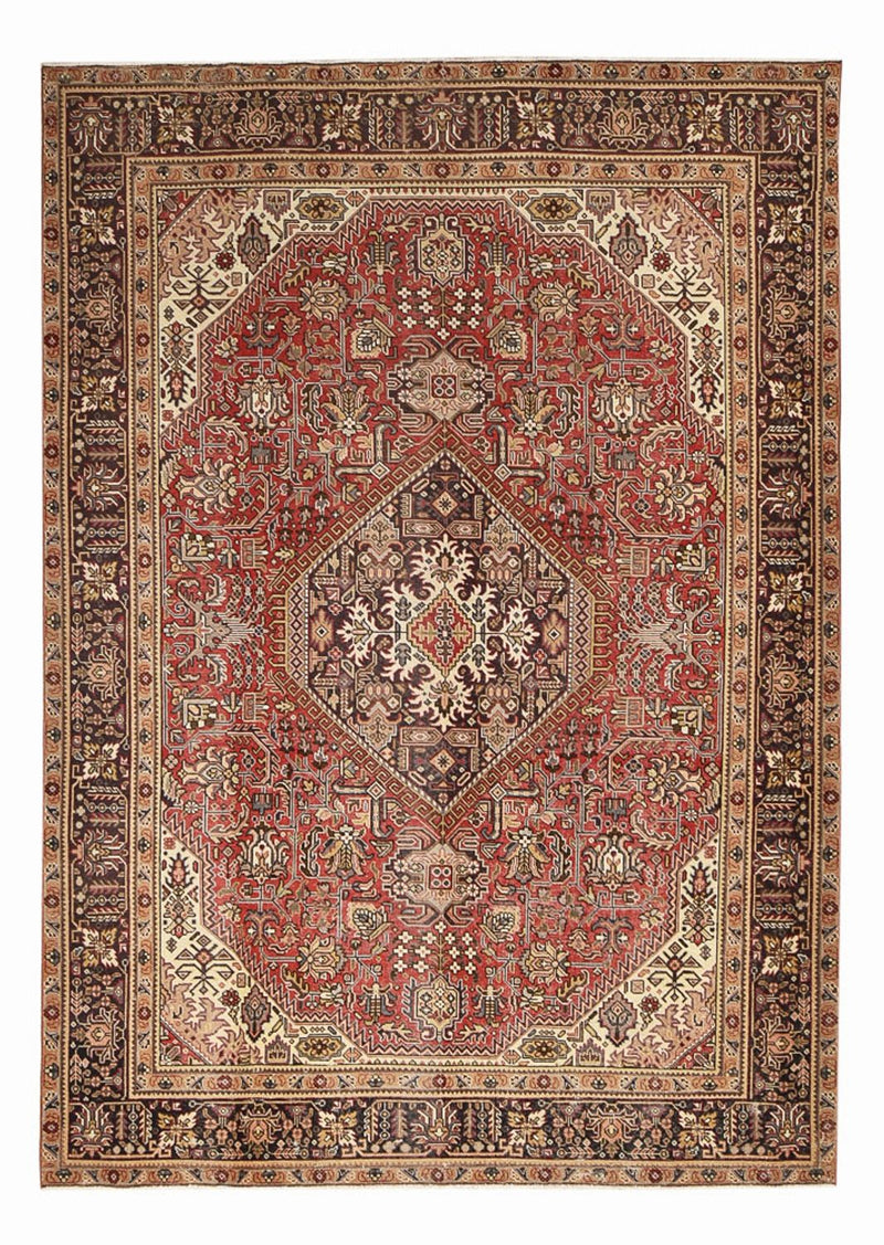 Tappeto Persero - Tabriz - 348 x 245 cm - rosso chiaro