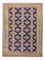 Tappeto Turkaman - 136 x 101 cm - blu scuro