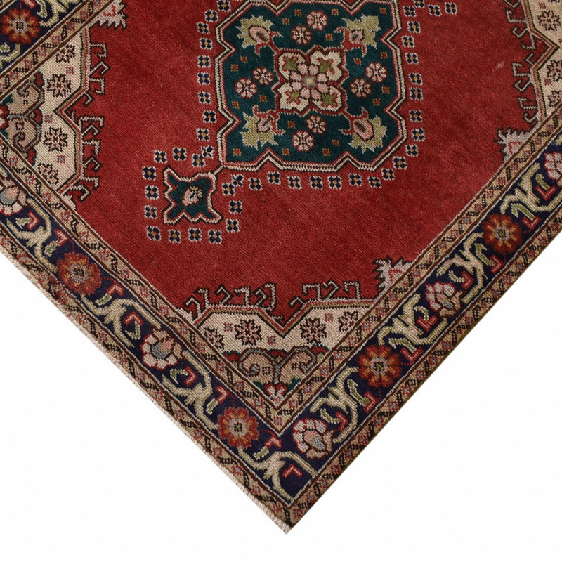 Tappeto corsia Tappeto Persero - Tabriz - 340 x 96 cm - rosso