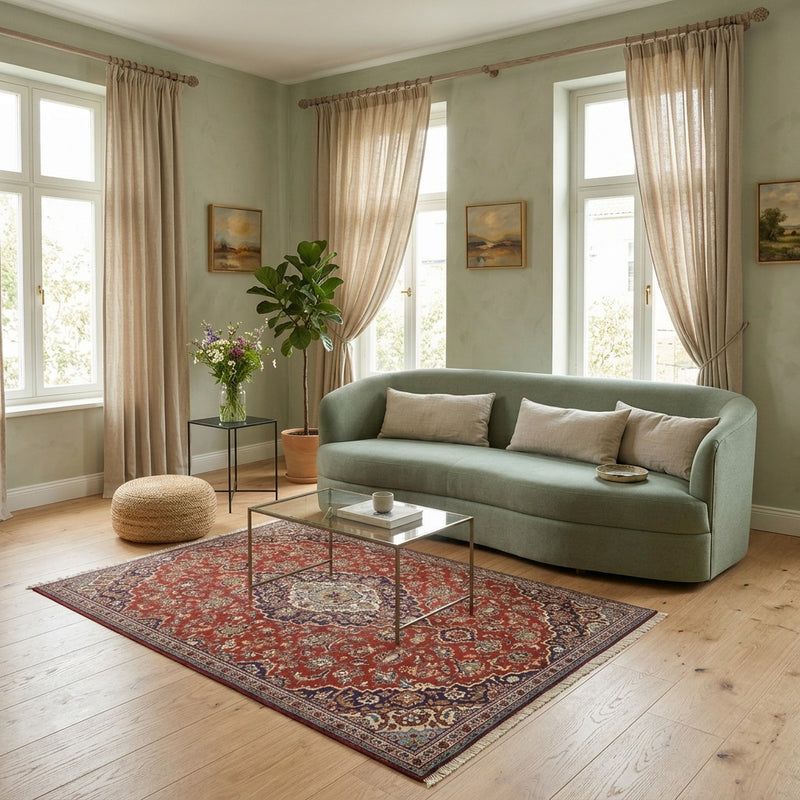 Kashan Tappeto 244x146cm - Tappeto persiano