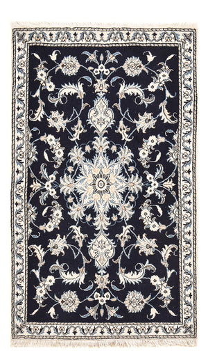Tappeto Persero - Nain - 140 x 87 cm - blu scuro