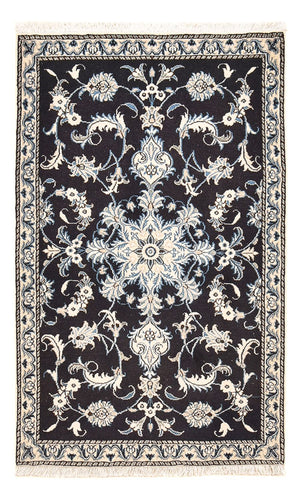 Tappeto Persero - Nain - 141 x 90 cm - blu scuro