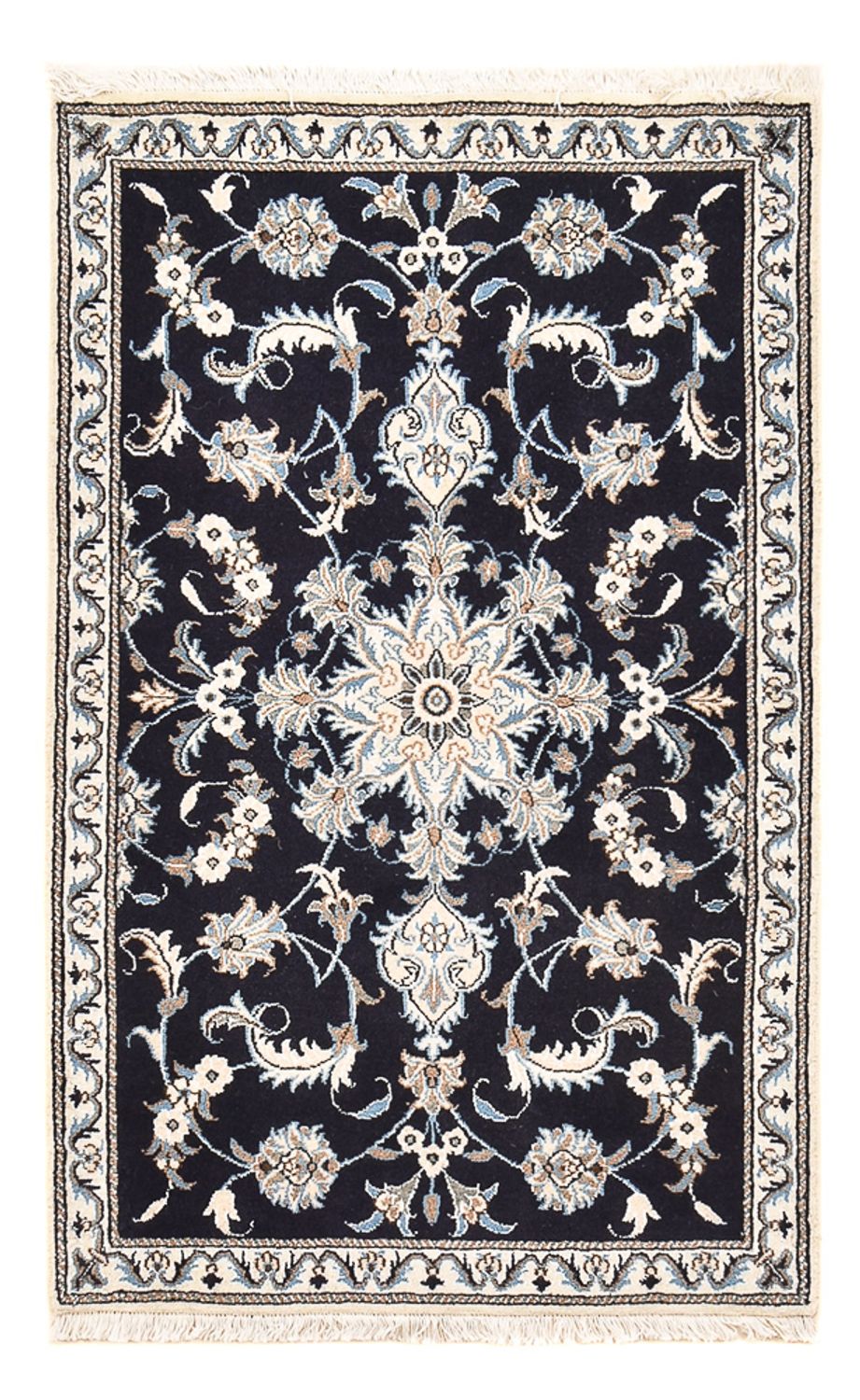 Tappeto Persero - Nain - 140 x 89 cm - blu scuro