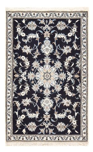 Tappeto Persero - Nain - 140 x 89 cm - blu scuro