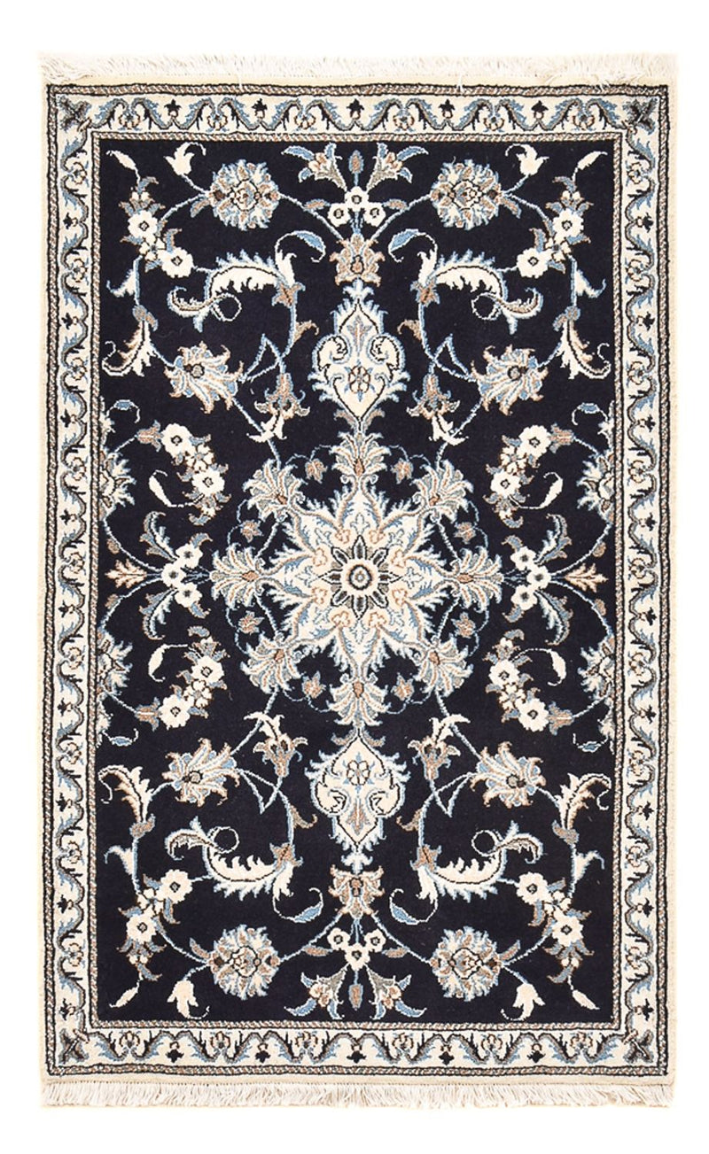 Tappeto Persero - Nain - 140 x 89 cm - blu scuro
