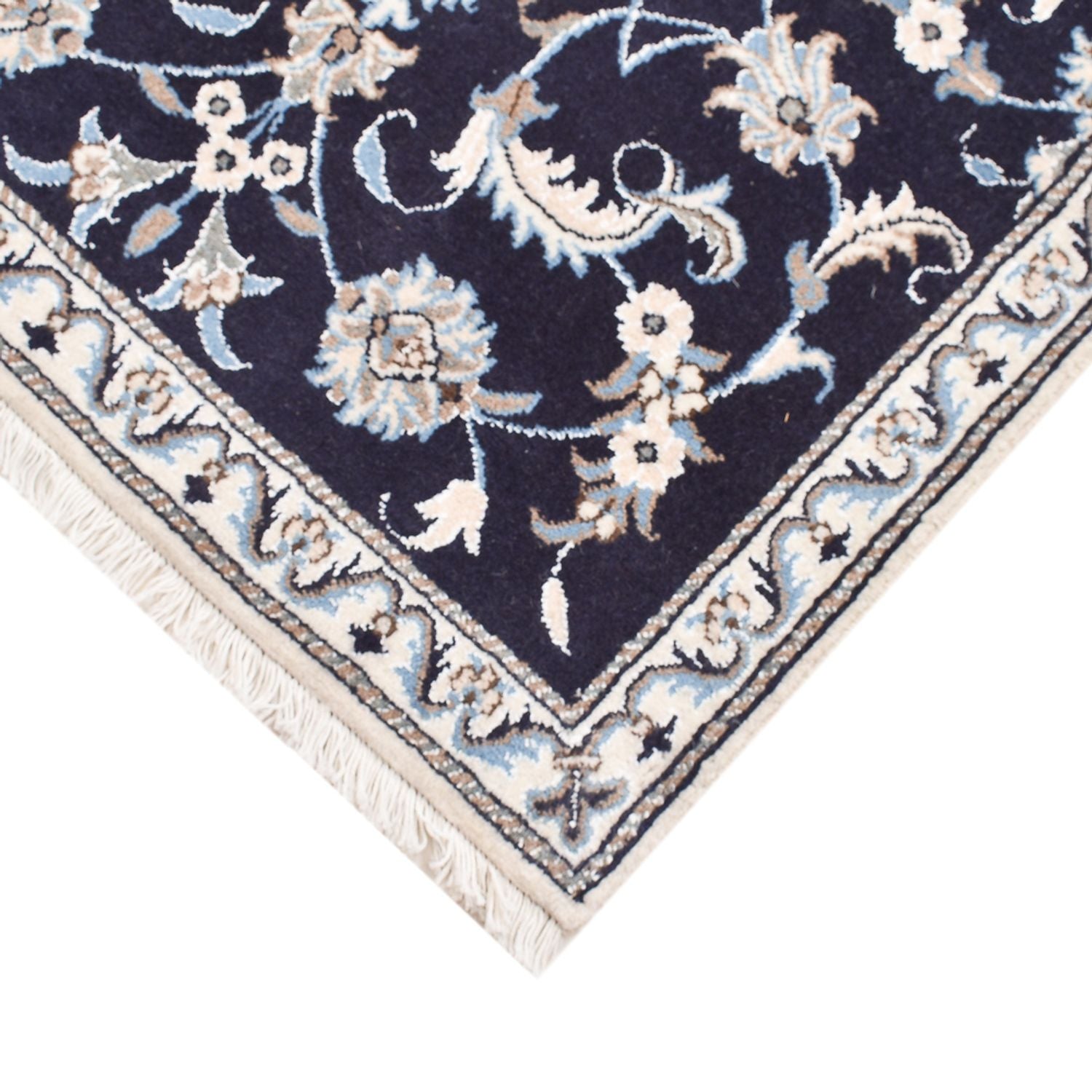 Tappeto Persero - Nain - 140 x 89 cm - blu scuro