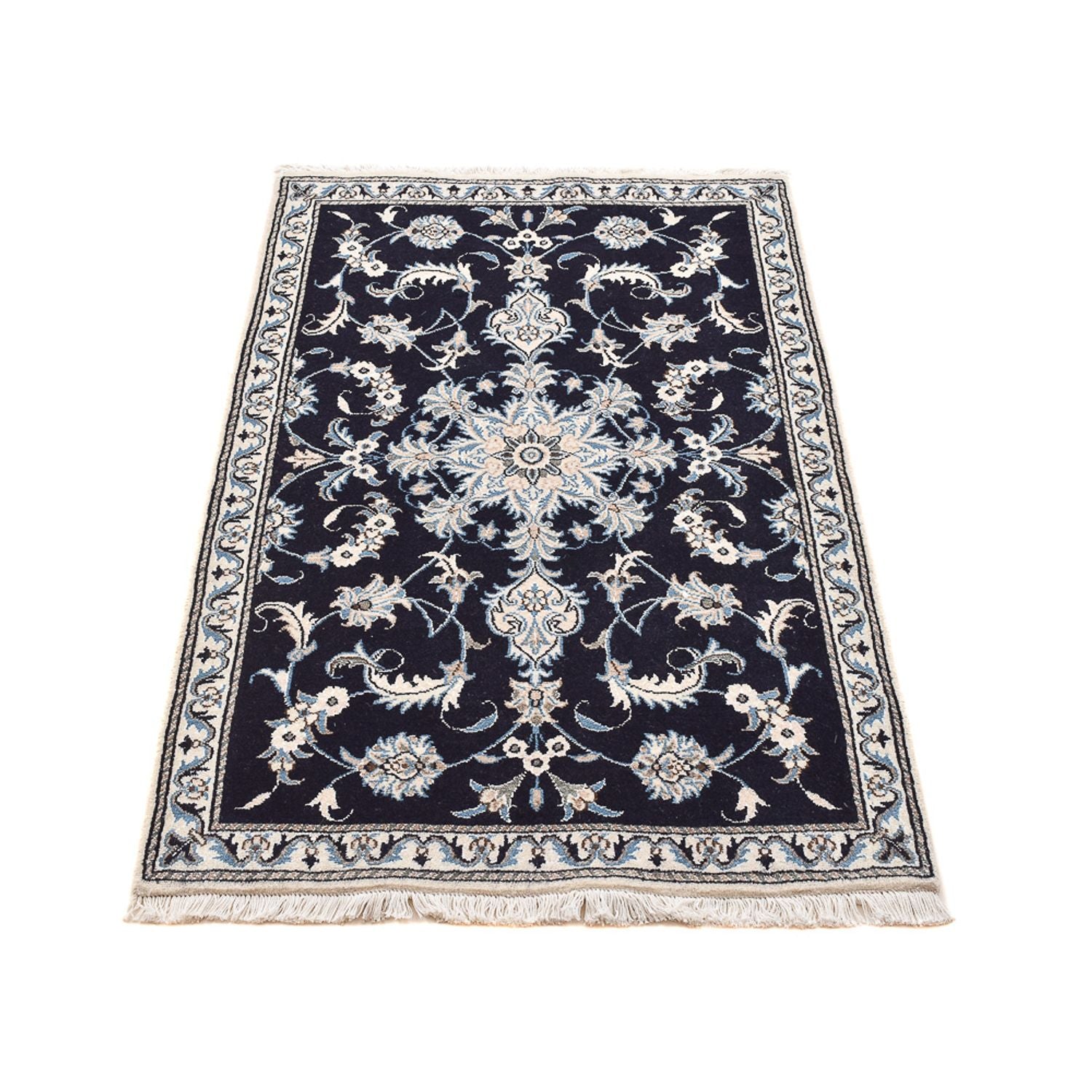 Tappeto Persero - Nain - 143 x 90 cm - blu scuro