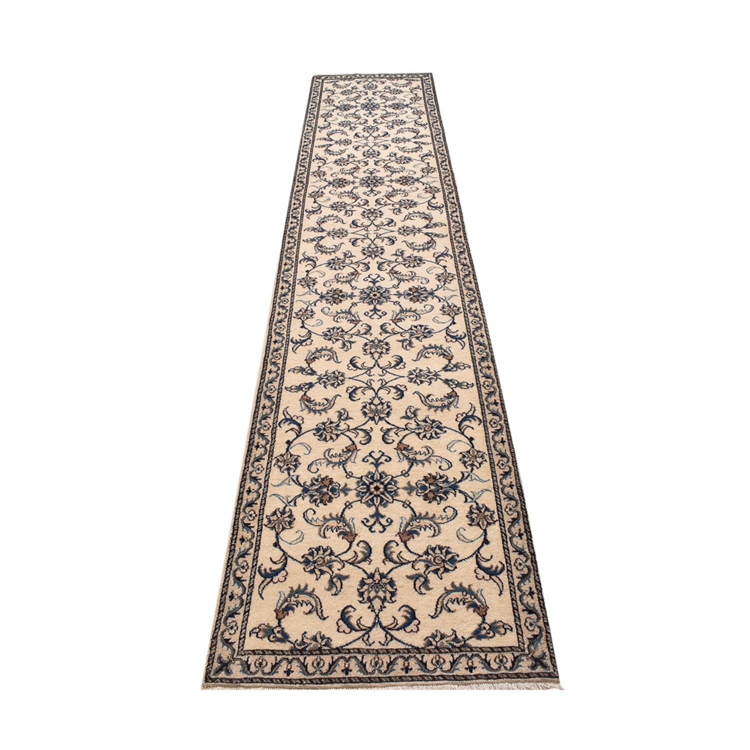 Tappeto corsia Tappeto Persero - Nain - 377 x 79 cm - beige
