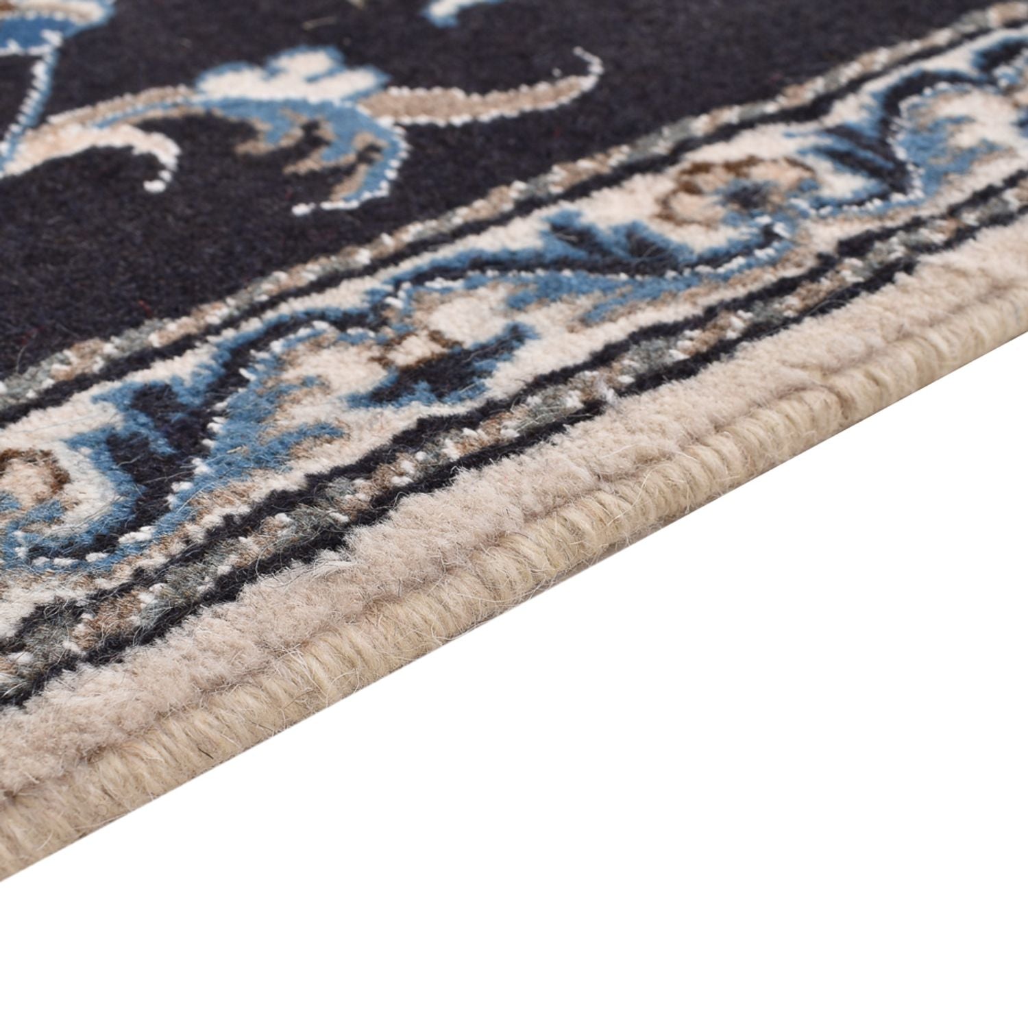 Tappeto corsia Tappeto Persero - Nain - 292 x 78 cm - blu scuro
