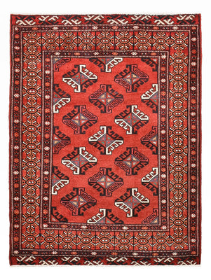Tappeto Turkaman - 115 x 85 cm - rosso