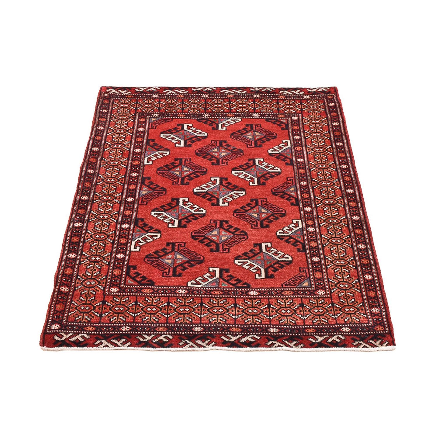 Tappeto Turkaman - 115 x 85 cm - rosso