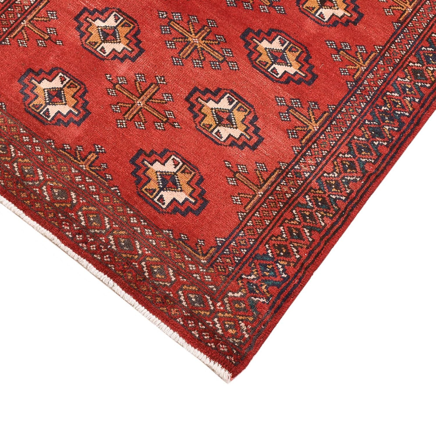 Tappeto Turkaman - 116 x 77 cm - rosso