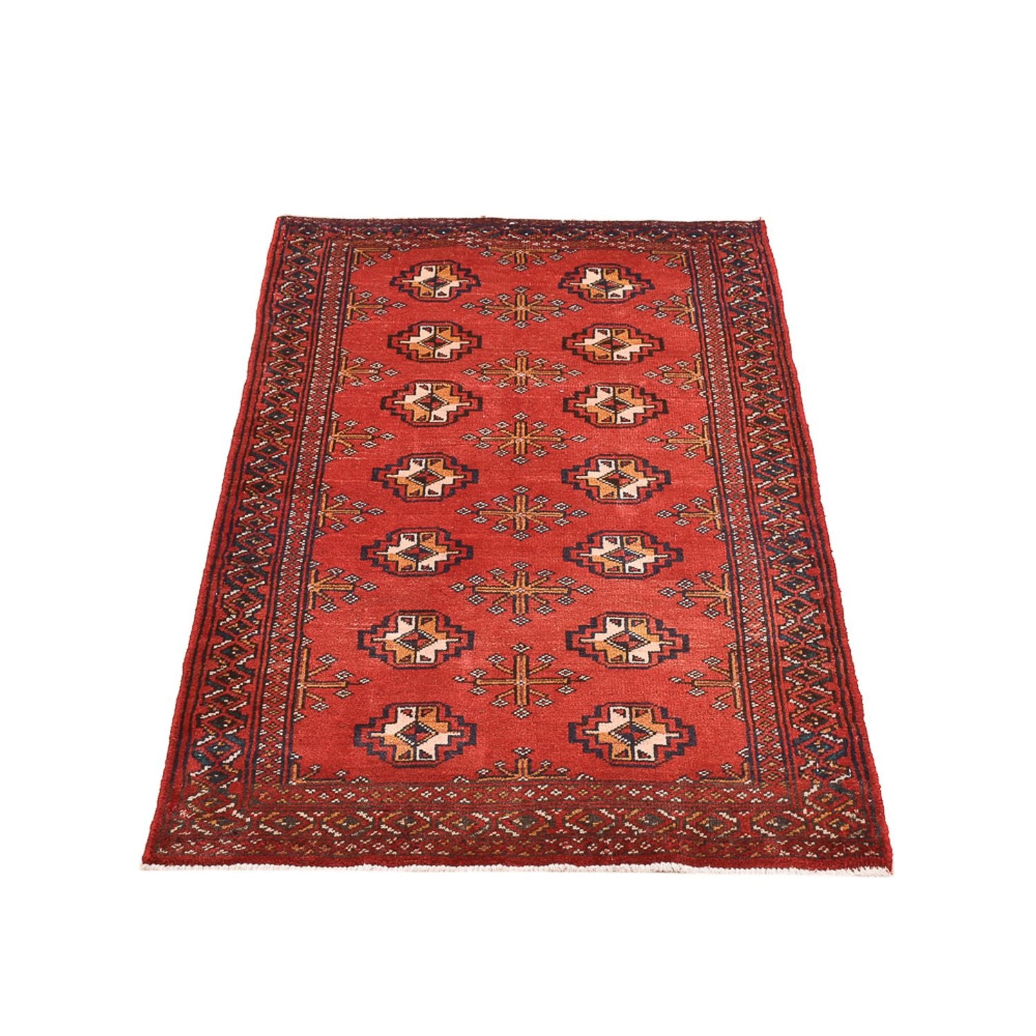 Tappeto Turkaman - 116 x 77 cm - rosso